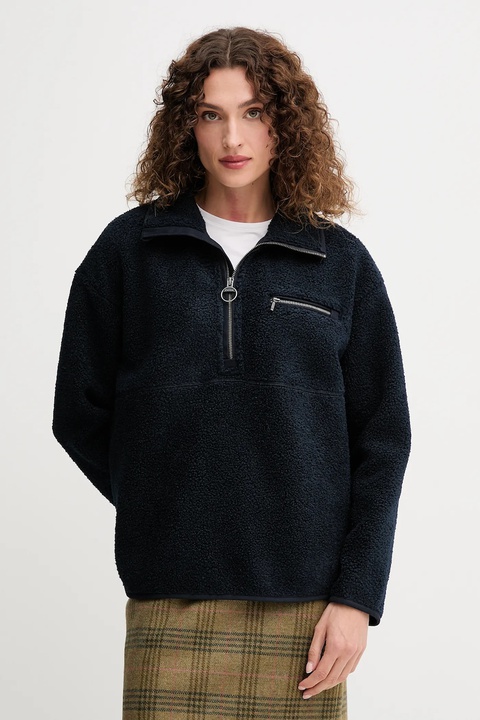 Barbour bluza MERSEA damska kolor granatowy gładka LOL0568 - zdjęcie produktu nr 1