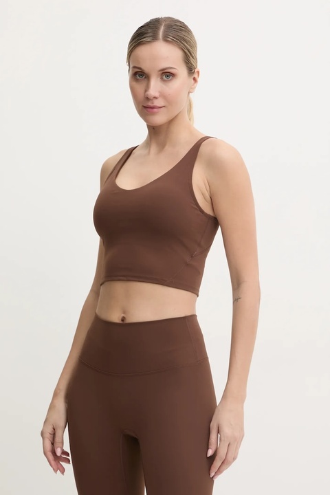 Joy in me top do jogi Grace kolor brązowy Grace - zdjęcie produktu nr 1