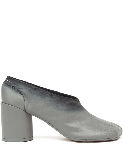 MM6 Maison Margiela leather pumps - Grey - zdjęcie produktu nr 1