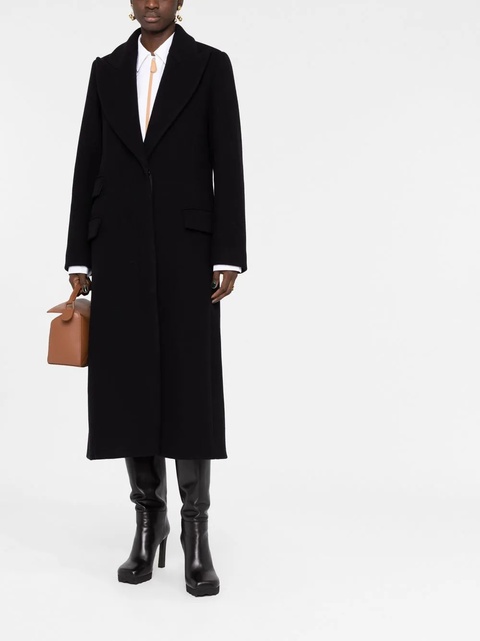 LOEWE single-breasted wool coat - Black - zdjęcie produktu nr 2