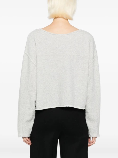 American Vintage knitted cotton top - Grey - zdjęcie produktu nr 2