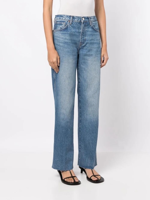 Reformation Val 90s mid-rise straight jeans - Blue - zdjęcie produktu nr 2