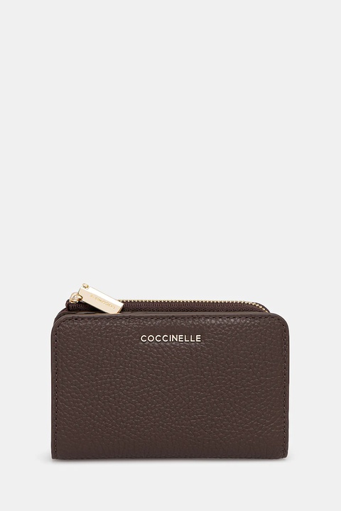 Coccinelle portfel skórzany damski kolor brązowy E2 MW5 11 D1 01 - zdjęcie produktu nr 1