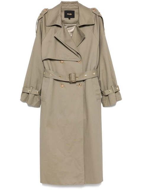 Maje double-breasted trench coat - Green - zdjęcie produktu nr 1