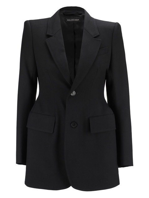 Balenciaga structured tailored blazer - Black - zdjęcie produktu nr 2