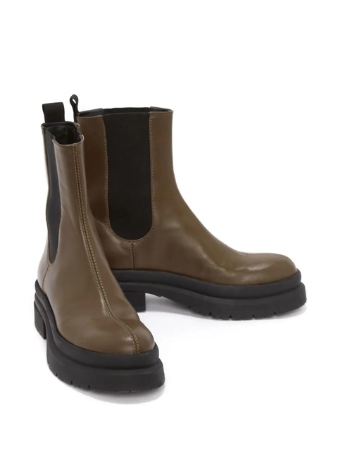 JW Anderson calf leather Chelsea boots - Green - zdjęcie produktu nr 1