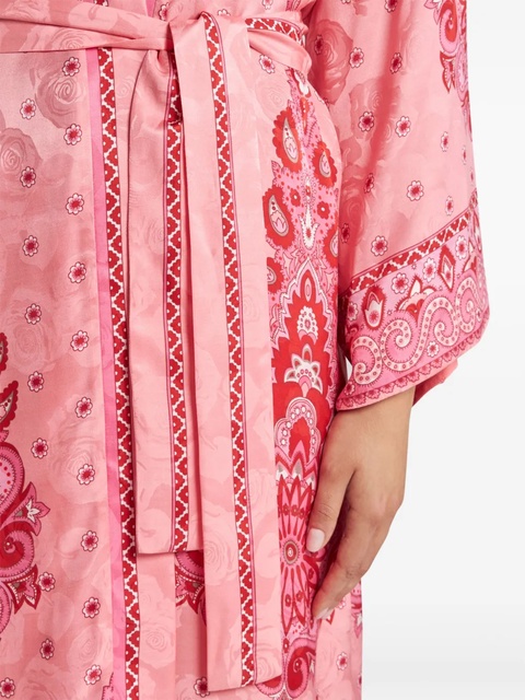 ETRO paisley-print robe jacket - Pink - zdjęcie produktu nr 2