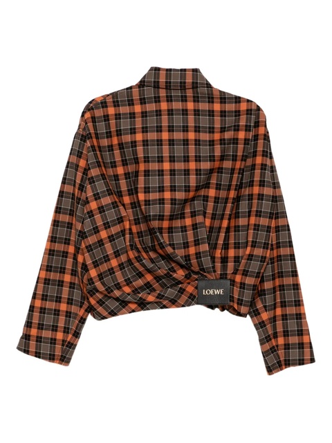 LOEWE checked jacket - Orange - zdjęcie produktu nr 1