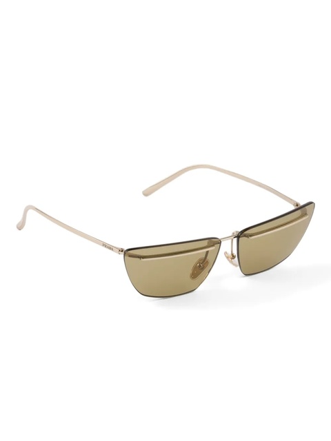 Prada Eyewear metal-frame cat-eye sunglasses - Gold - zdjęcie produktu nr 1