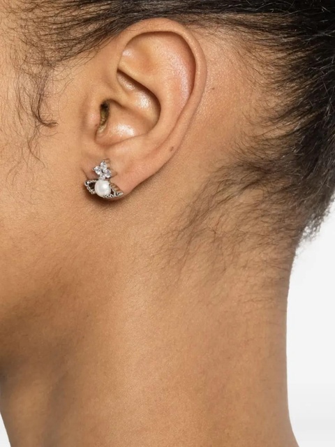 Vivienne Westwood pearl flower earrings - White - zdjęcie produktu nr 1
