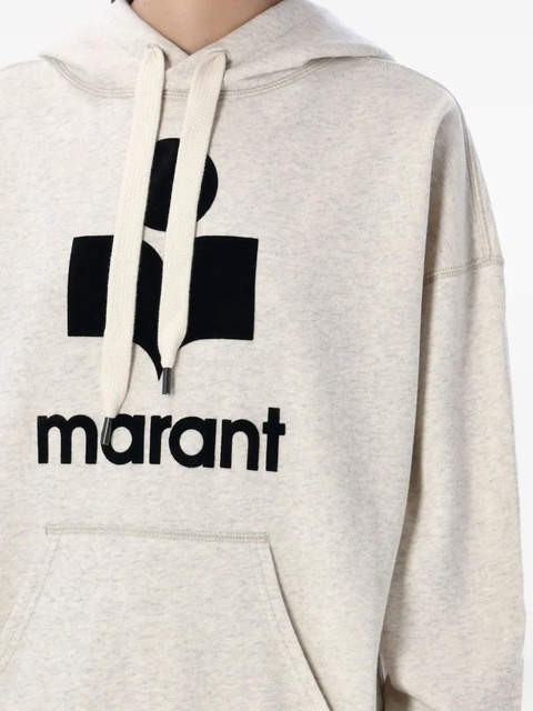 MARANT ÉTOILE logo-detailed hoodie - Neutrals - zdjęcie produktu nr 1