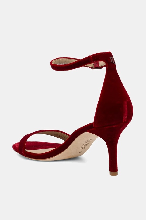 Lauren Ralph Lauren sandały Allie Mid kolor czerwony 802980559005 - zdjęcie produktu nr 2