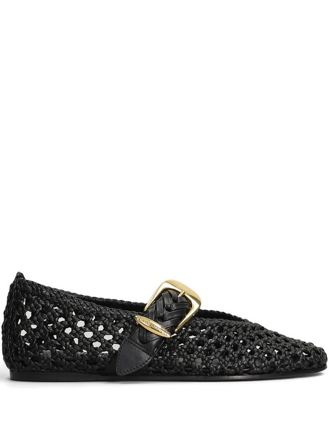ZIMMERMANN Helix woven buckle ballet flats - Black - zdjęcie produktu nr 1