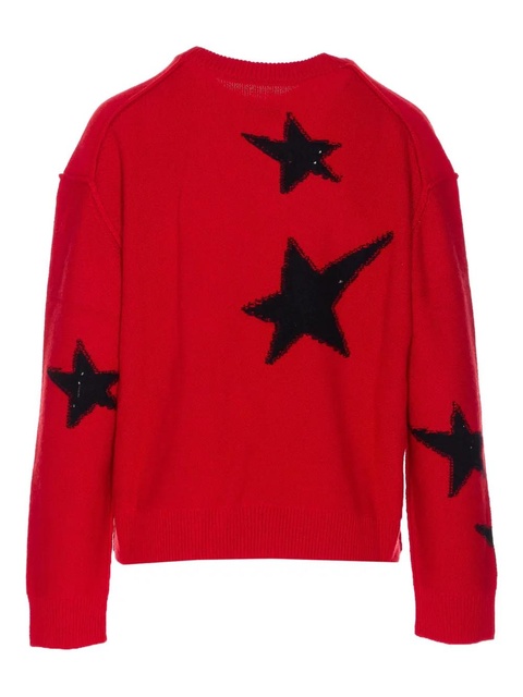 Zadig&Voltaire Markuz star-embroidered cashmere sweater - zdjęcie produktu nr 2