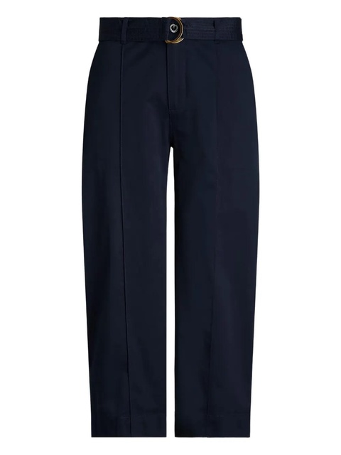 Lauren Ralph Lauren belt straight trousers - Blue - zdjęcie produktu nr 1