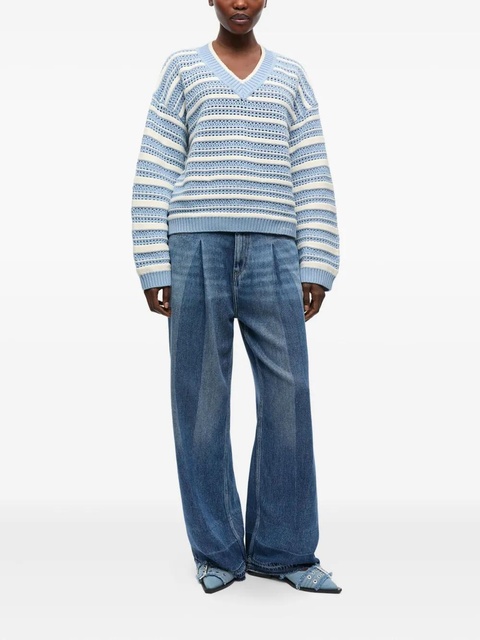 GANNI striped sweater - Blue - zdjęcie produktu nr 2