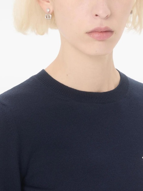 Valentino Garavani VLogo Signature earrings - Silver - zdjęcie produktu nr 2