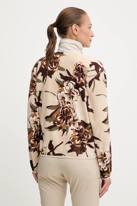 Columbia bluza outdoorowa Sequoia Grove damska kolor beżowy wzorzysta 2136204 - zdjęcie produktu nr 2