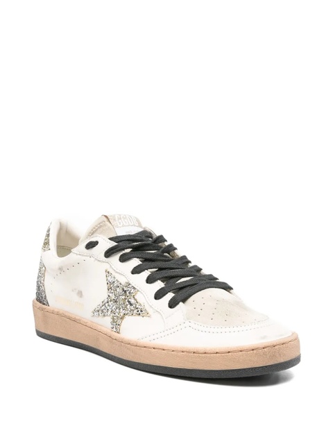 Golden Goose Ball Star glitter-star sneakers - Neutrals - zdjęcie produktu nr 2