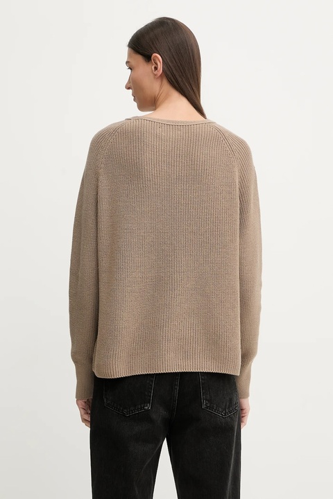 Marc O'Polo sweter bawełniany damski kolor beżowy 600605960109 - zdjęcie produktu nr 1