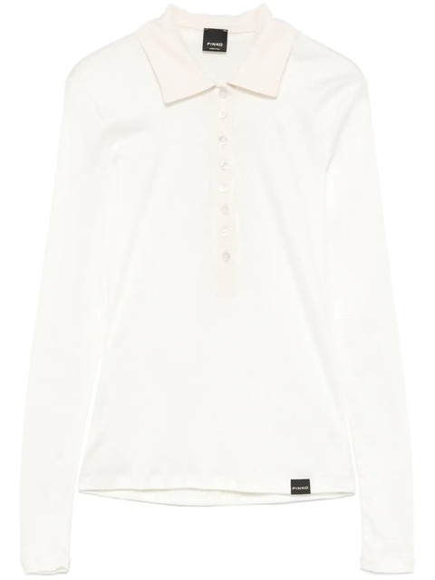 PINKO Pattini polo top - Neutrals - zdjęcie produktu nr 1