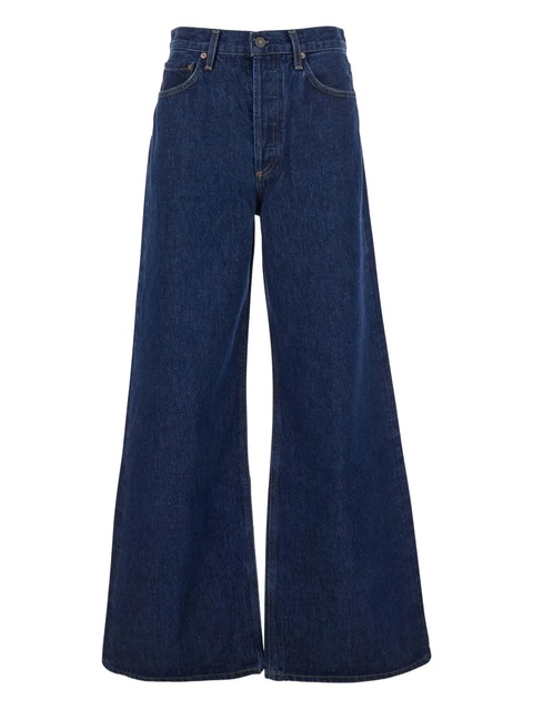 AGOLDE wide-leg cotton-blend jeans - Blue - zdjęcie produktu nr 2