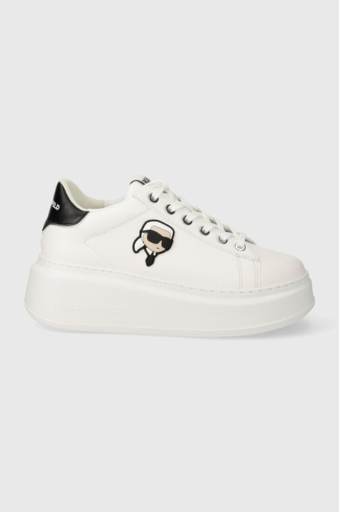 Karl Lagerfeld sneakersy skórzane ANAKAPRI kolor biały KL63530N - zdjęcie produktu nr 1
