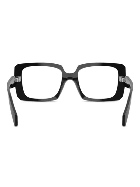Prada Eyewear geometric-frame glasses - Black - zdjęcie produktu nr 1