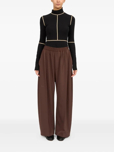 MM6 Maison Margiela stretch-design track pants - Brown - zdjęcie produktu nr 2