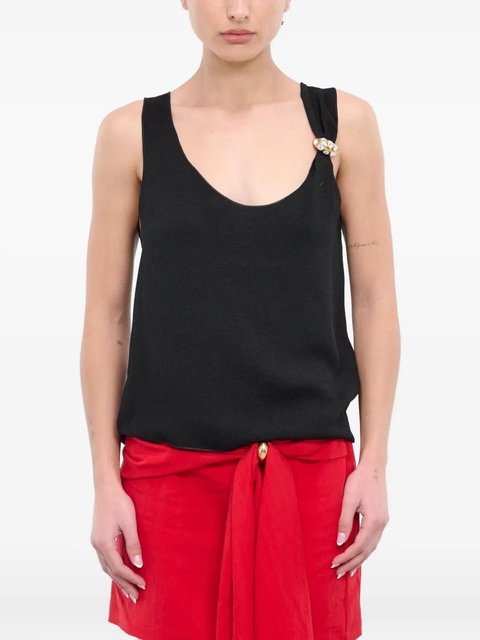 Blumarine Anella top - Black - zdjęcie produktu nr 2