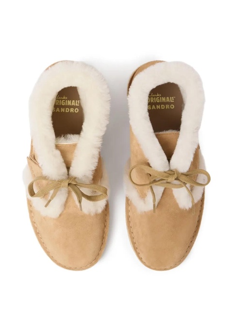 SANDRO x Clarks Originals desert boots cuir - Brown - zdjęcie produktu nr 2