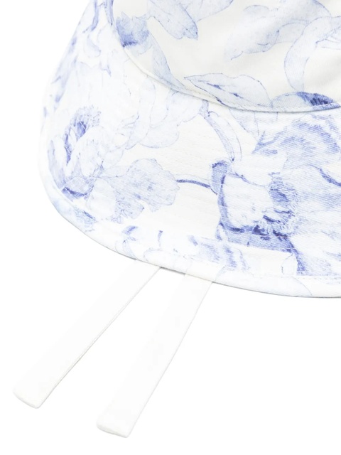 Maje floral-print hat - White - zdjęcie produktu nr 1