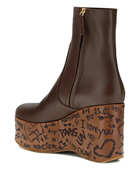 Chloé 80mm Maxime ankle boots - Brown - zdjęcie produktu nr 2