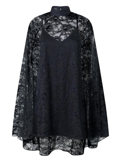 PINKO high-neck lace dress - Black - zdjęcie produktu nr 2