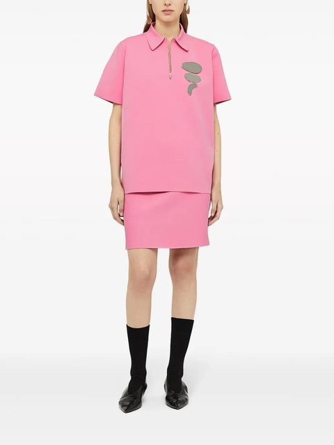 Jil Sander A-line high-waisted mini skirt - Pink - zdjęcie produktu nr 2