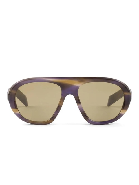 Prada Eyewear browline sunglasses - Purple - zdjęcie produktu nr 1
