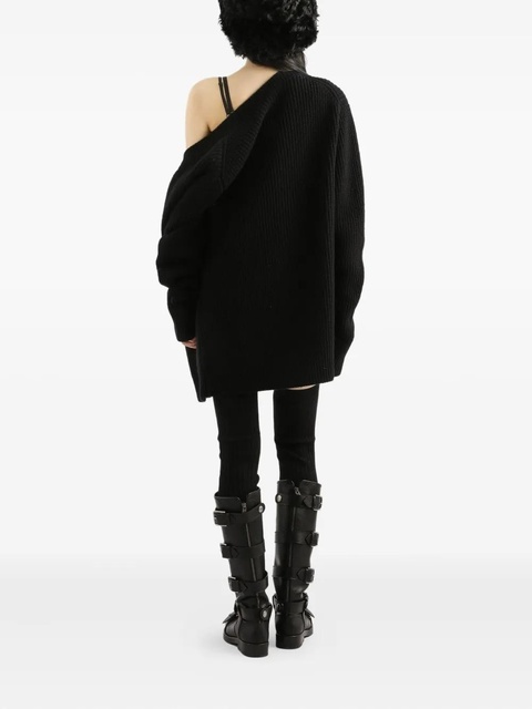 Dolce & Gabbana jewel-button ribbed cardigan - Black - zdjęcie produktu nr 2