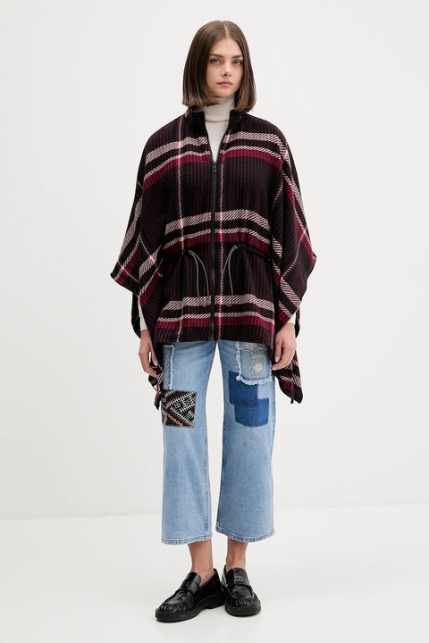 Desigual jeansy PATCHE damskie high waist 25WWDD20 - zdjęcie produktu nr 1