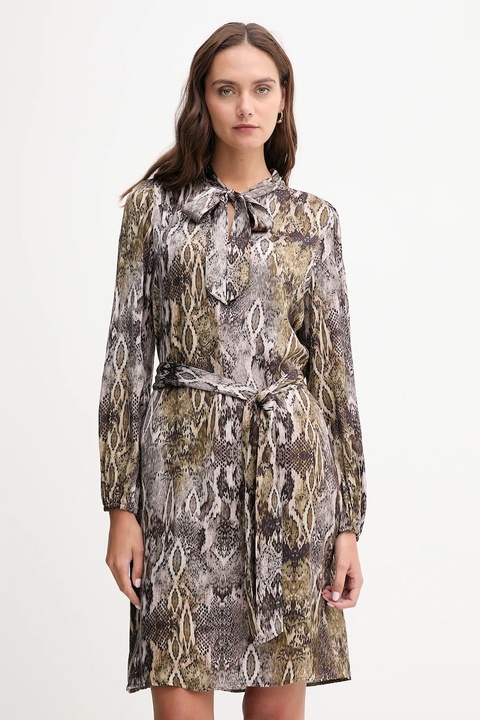 Marc Aurel sukienka kolor zielony mini rozkloszowana 6570-1000-24809 - zdjęcie produktu nr 1