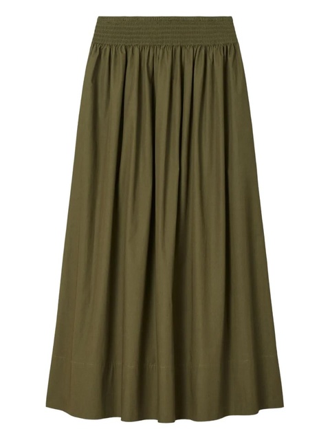 Tory Burch elastic-waistband pleated skirt - Green - zdjęcie produktu nr 1