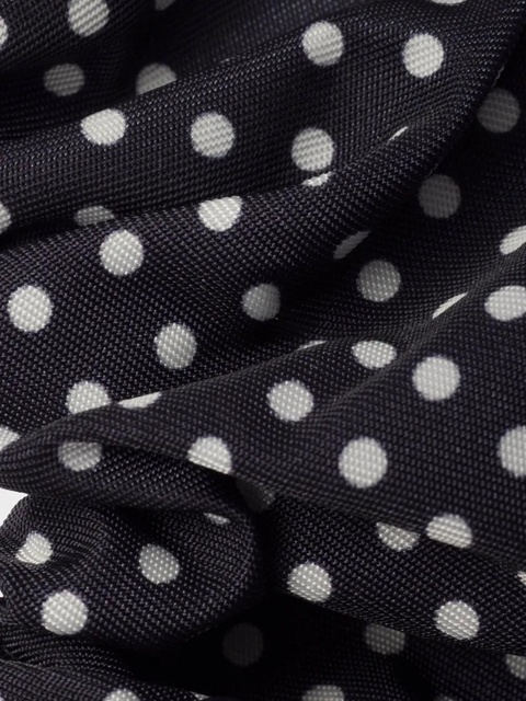Prada polka dot hair scrunchie - Blue - zdjęcie produktu nr 2