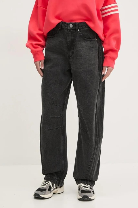 adidas Originals jeansy DENIM BN PANT damskie high waist JX9213 - zdjęcie produktu nr 1