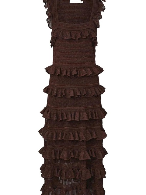ZIMMERMANN Hypnotic midi dress - Brown - zdjęcie produktu nr 2