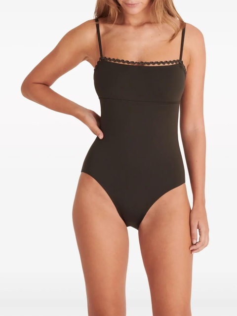 ERES Night picot-trimmed swimsuit - Grey - zdjęcie produktu nr 2