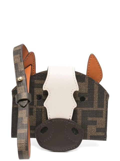 FENDI monogram animal wallet - Brown - zdjęcie produktu nr 1