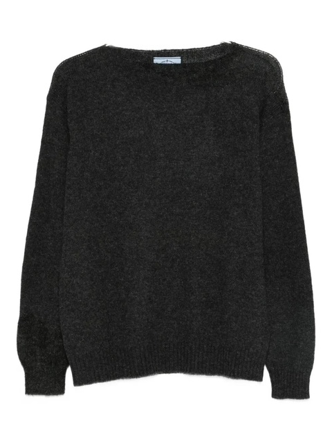 Prada crew-neck sweater - Grey - zdjęcie produktu nr 1