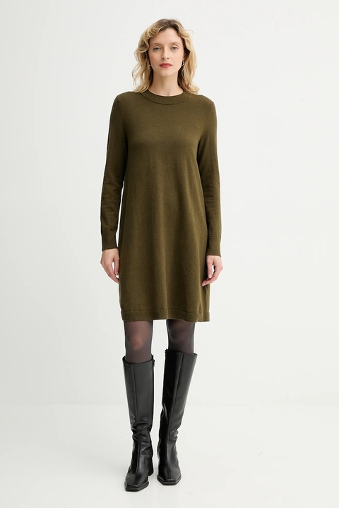 Marc O'Polo sukienka kolor zielony mini prosta 5000007314 - zdjęcie produktu nr 2