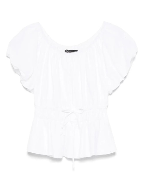 Lauren Ralph Lauren cotton blouse - White - zdjęcie produktu nr 1