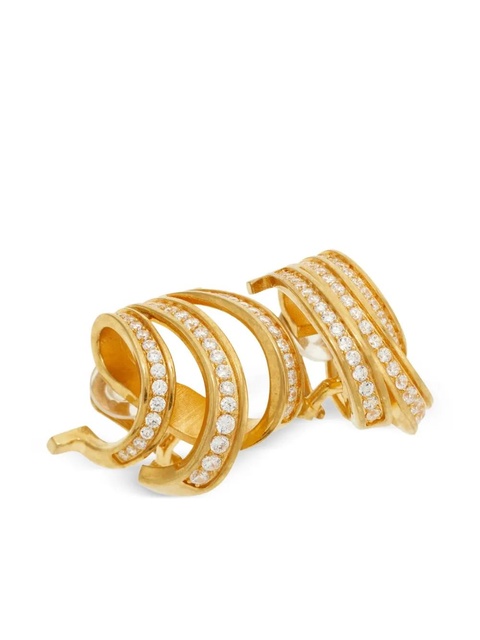 Ferragamo Triple Gancini earrings - Gold - zdjęcie produktu nr 1
