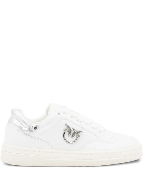 PINKO logo-detail leather sneakers - White - zdjęcie produktu nr 1